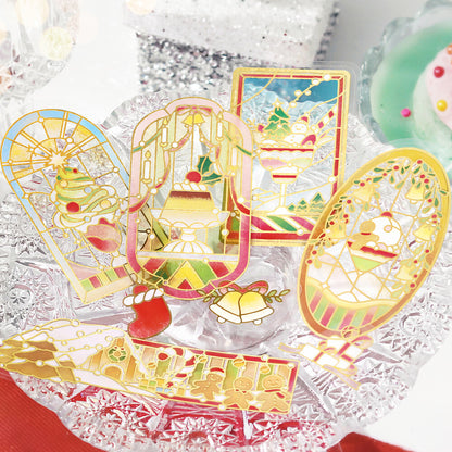 BGM - Clear Stickers - Christmas Limited - Stained Glass - Cafe a la Mode - Glow