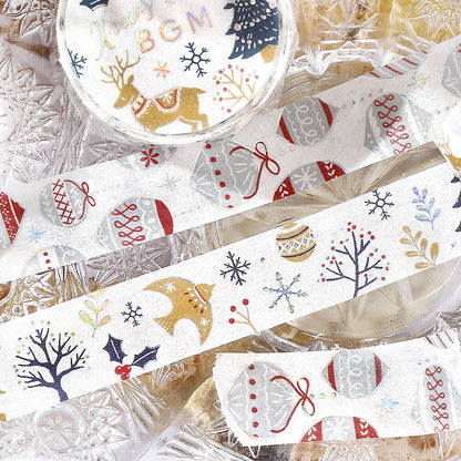 BGM - 15mm Washi Tape - Christmas Limited - Nordic Ornaments