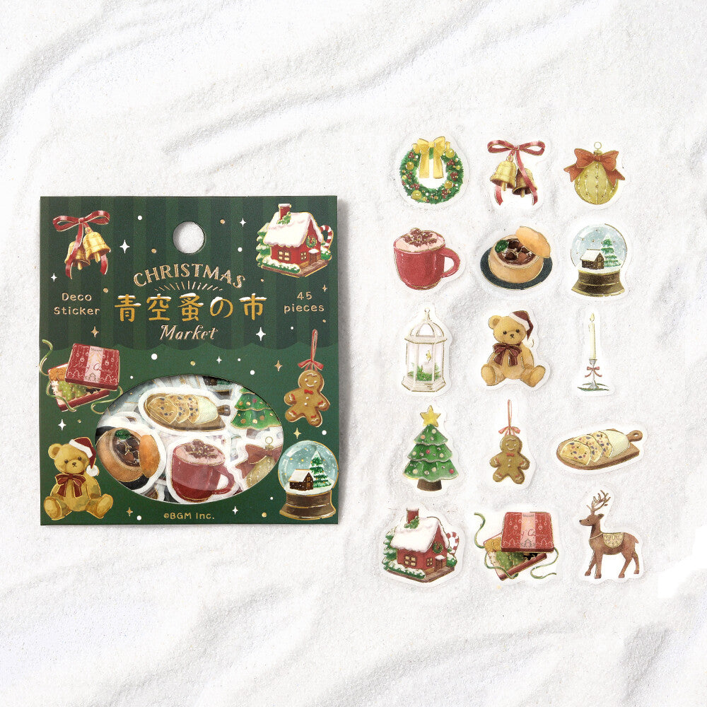 BGM Flake Stickers - Christmas Limited - Christmas Market