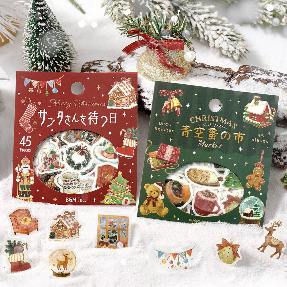 BGM Flake Stickers - Christmas Limited - Christmas Market