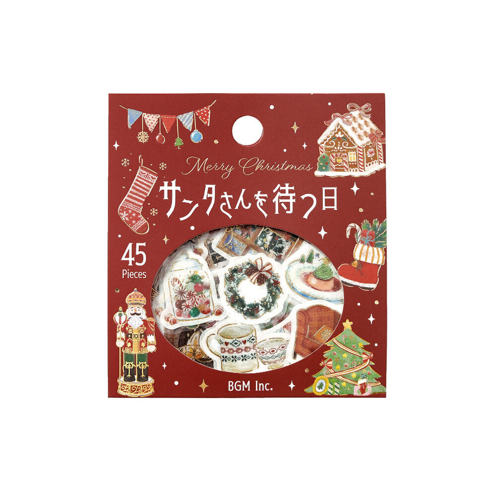 BGM Flake Stickers - Christmas Limited - The Day We Wait for Santa