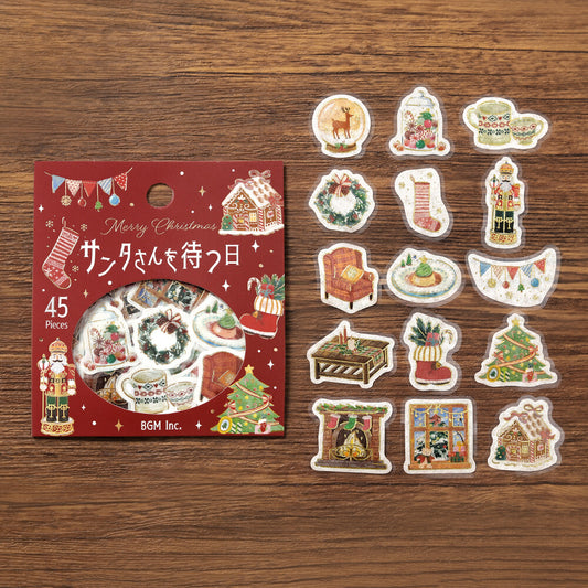 BGM Flake Stickers - Christmas Limited - The Day We Wait for Santa
