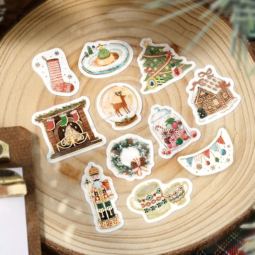 BGM Flake Stickers - Christmas Limited - The Day We Wait for Santa