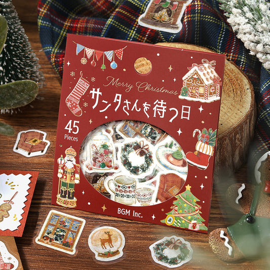 BGM Flake Stickers - Christmas Limited - The Day We Wait for Santa