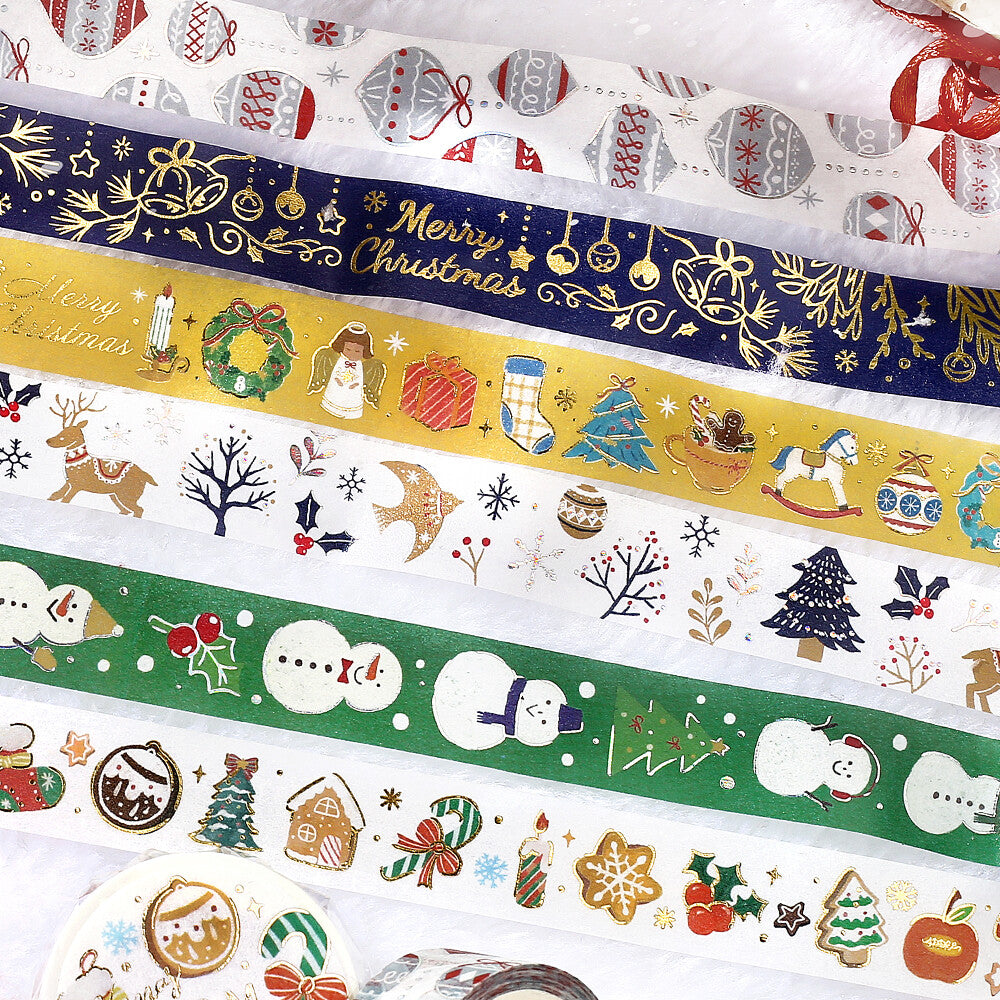 BGM - 15mm Washi Tape - Christmas Limited - Nordic Ornaments