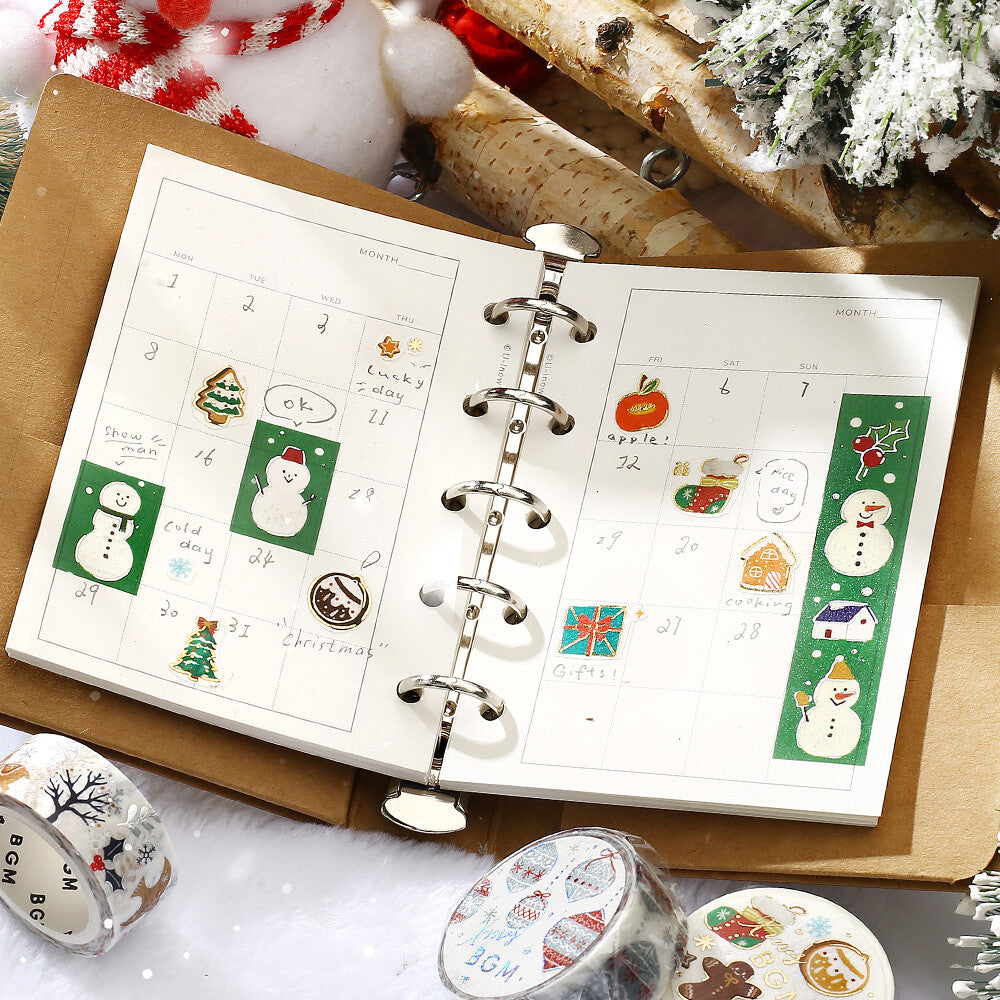 BGM - 15mm Washi Tape - Christmas Limited - Nordic Ornaments