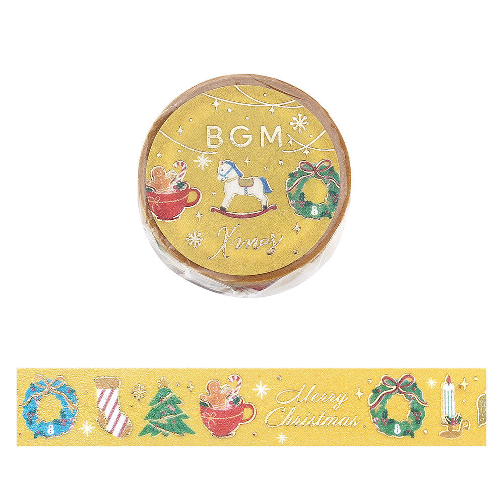 BGM - 15mm Washi Tape - Christmas Limited - Mini Objects