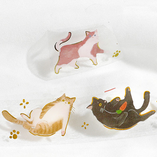BGM Clear Tape - Cat Play