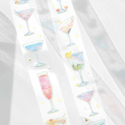 BGM Clear Tape - Cocktails