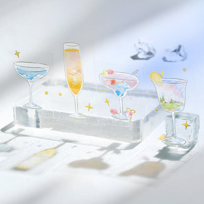 BGM Clear Tape - Cocktails