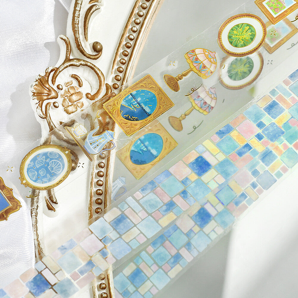 BGM Clear Tape - Tile Pattern