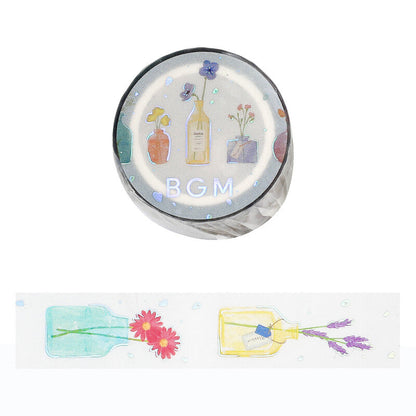 BGM Clear Tape - Single-Flower Vase