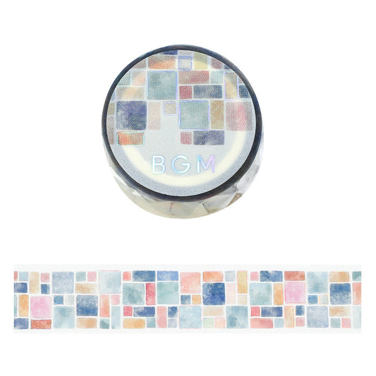 BGM Clear Tape - Tile Pattern