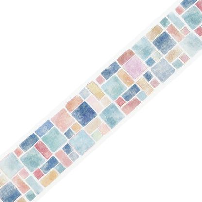 BGM Clear Tape - Tile Pattern