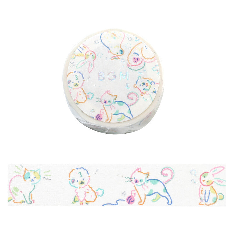 BGM - Washi Tape - Life Series - Color Zoo