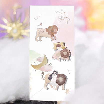 BGM Flake Stickers - Constellation Girls - Leo Virgo Libra