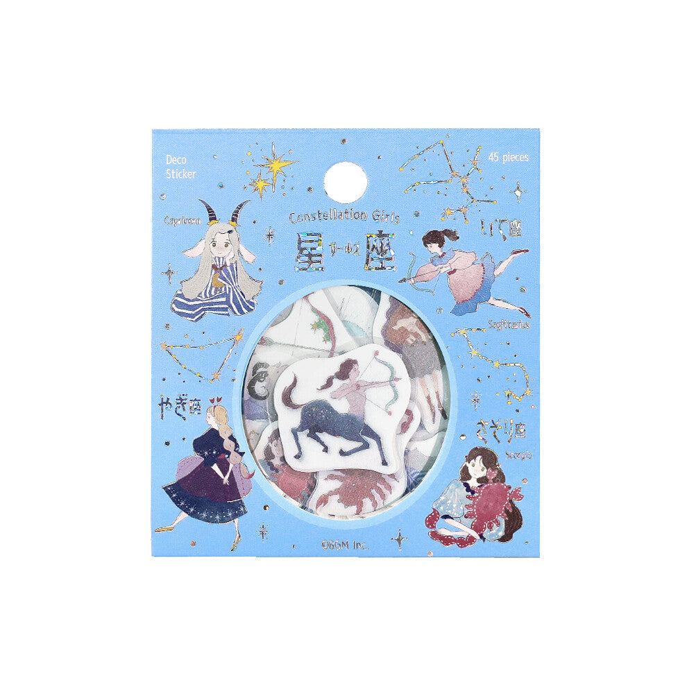 BGM Flake Stickers - Constellation Girls - Scorpio Sagittarius Capricorn