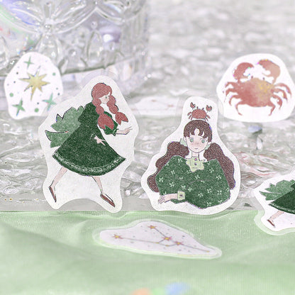 BGM Flake Stickers - Constellation Girls - Taurus Gemini Cancer