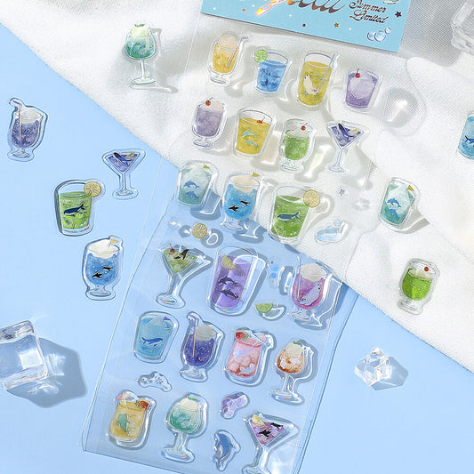 BGM - Summer Limited - Crystal Stickers - Sea and Soda