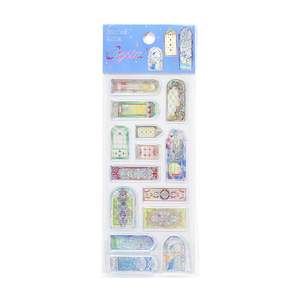 BGM Planner Stickers - Crystal Stickers - Stained Glass