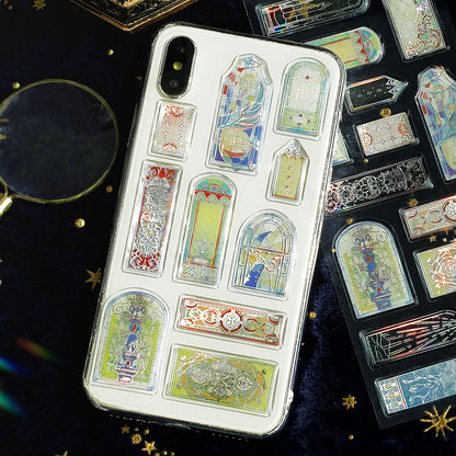 BGM Planner Stickers - Crystal Stickers - Stained Glass