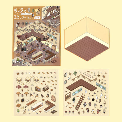 BGM - Flake Stickers - Diorama 2.5D Stickers Vol. 2 - Bakery