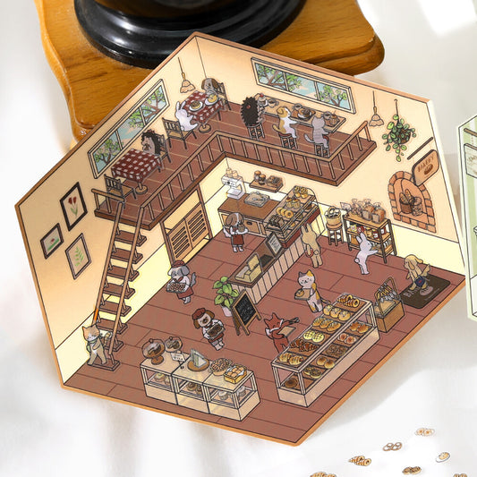 BGM - Flake Stickers - Diorama 2.5D Stickers Vol. 2 - Bakery