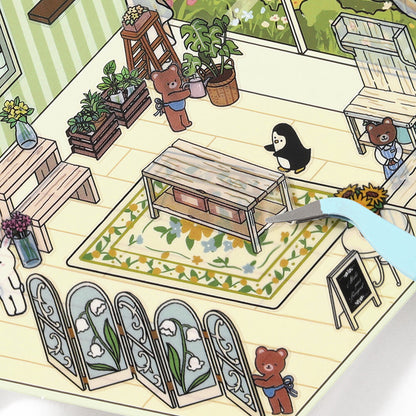 BGM - Flake Stickers - Diorama 2.5D Stickers Vol. 2 - Florist