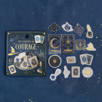 BGM Flake Stickers - Fortune Series - Courage