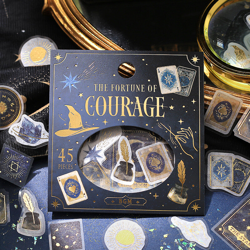 BGM Flake Stickers - Fortune Series - Courage