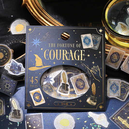 BGM Flake Stickers - Fortune Series - Courage