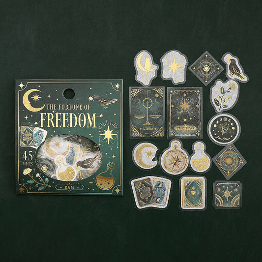 BGM Flake Stickers - Fortune Series - Freedom