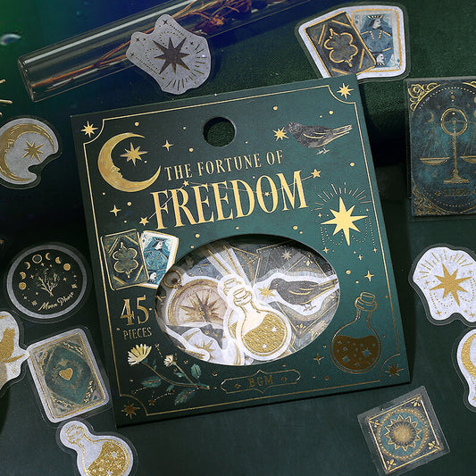 BGM Flake Stickers - Fortune Series - Freedom