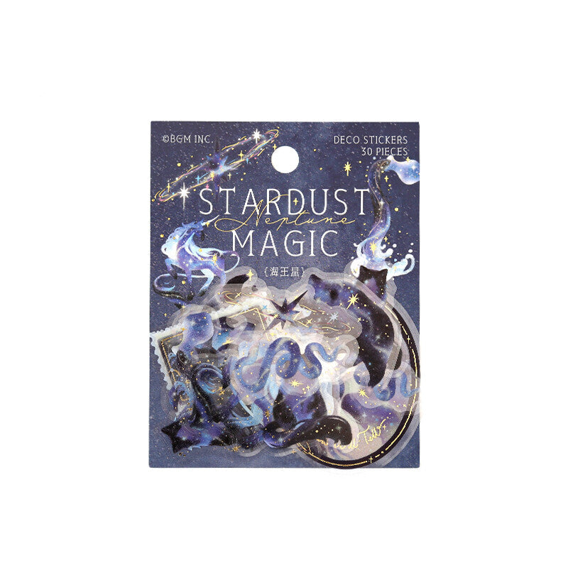 BGM Clear Seal Stickers - Stardust Magic - Neptune – Ink & Starstuff