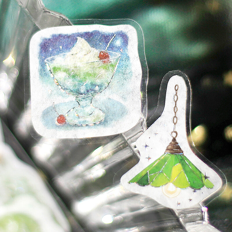 BGM - Flake Stickers - Cafe a la Mode Vol. 2 - Cosmos - Twilight Moon Sky