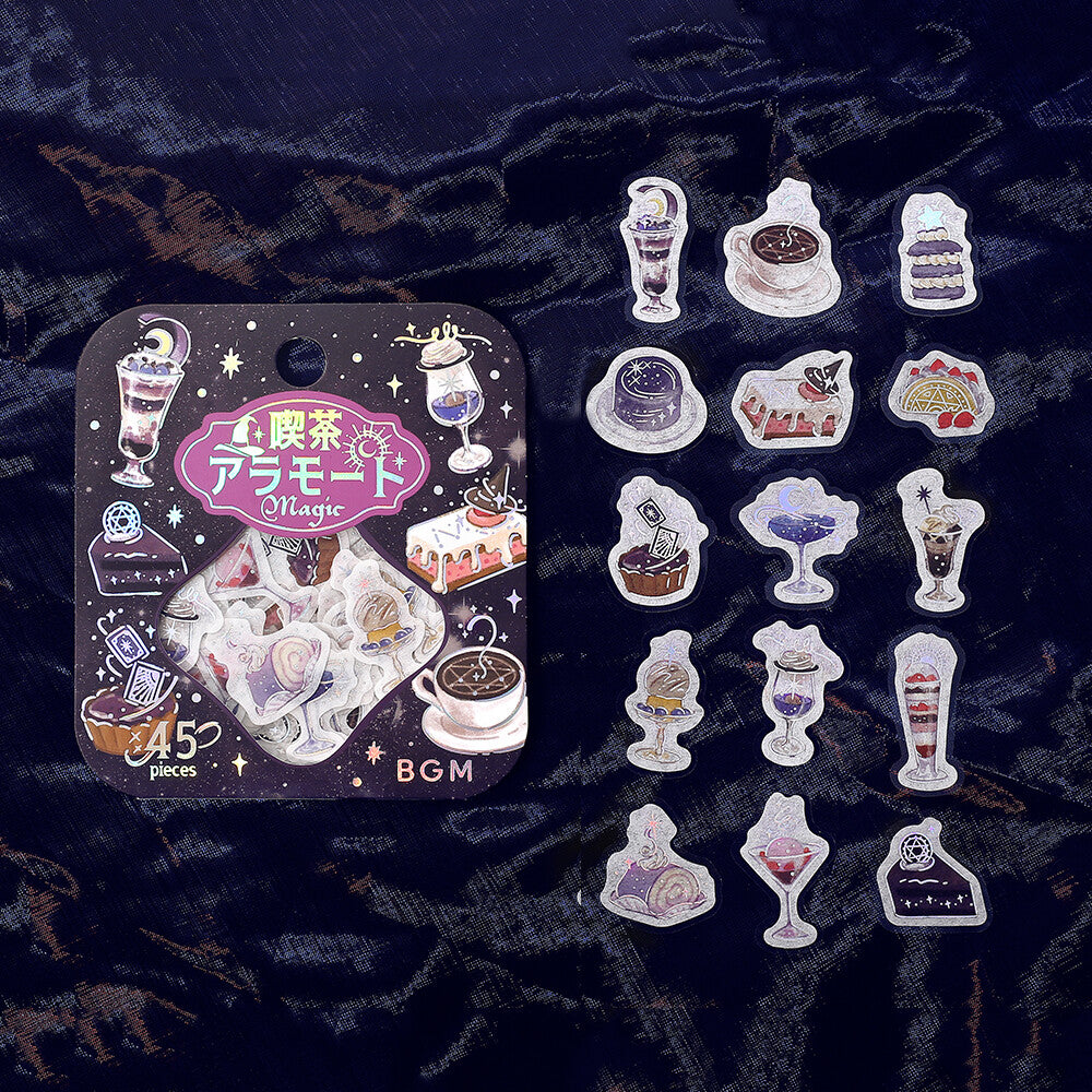 BGM - Flake Stickers - Cafe a la Mode - Magic - Darkness