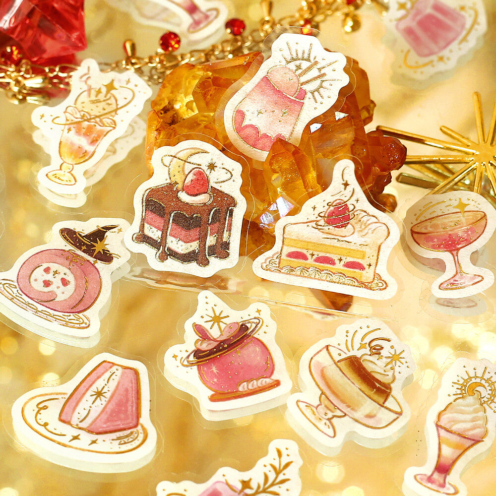BGM - Flake Stickers - Cafe a la Mode - Magic - Flame