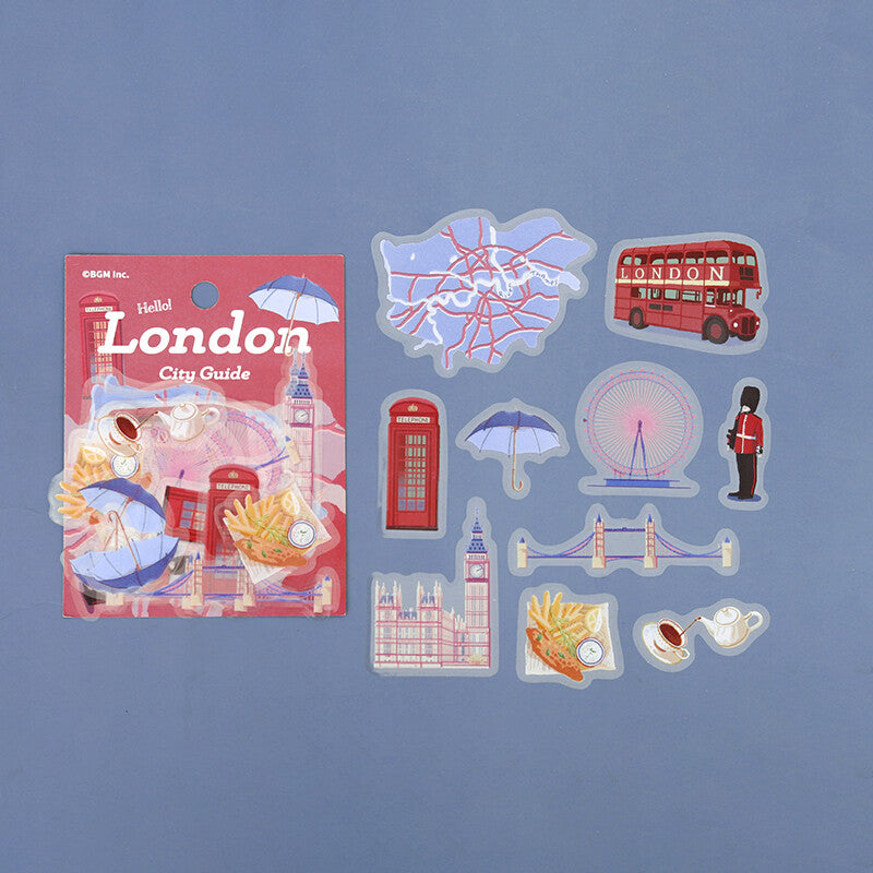 BGM Flake Stickers City Walk - London
