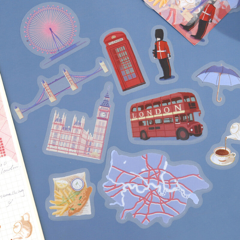 BGM Flake Stickers City Walk - London