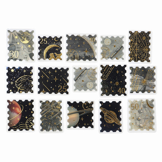 BGM Post Office Flake Stickers - Astronomy