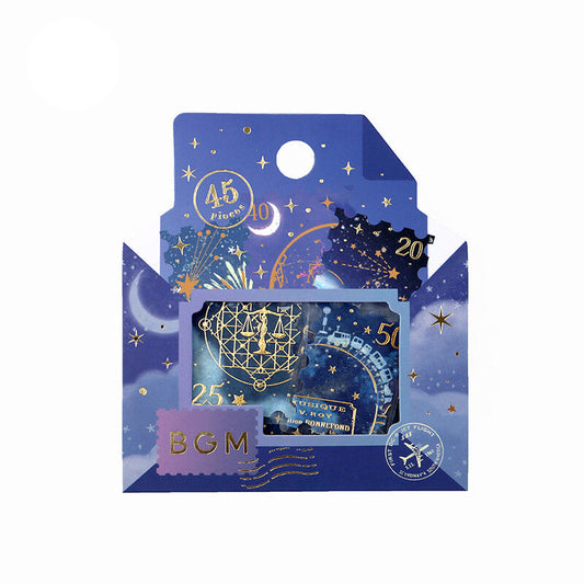BGM Post Office Flake Stickers - Shooting Star