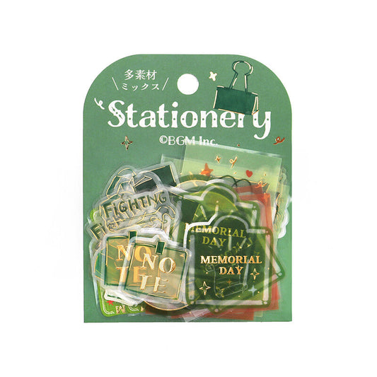 BGM Holiday Store Tour Flake Stickers - Stationery