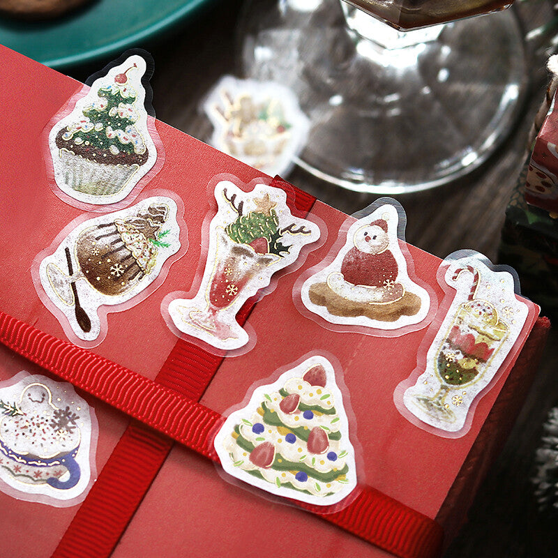 BGM Flake Stickers - Christmas Limited - Xmas Cafe