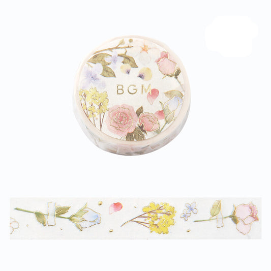 BGM Washi Tape - Flower Poem