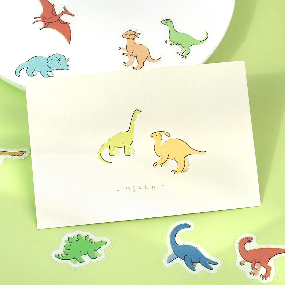 BGM Ippai Flake Stickers - Full of Dinosaurs!