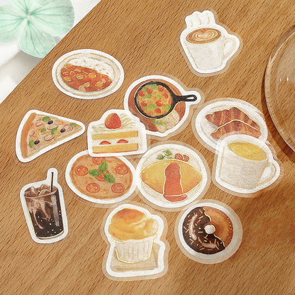 BGM Ippai Flake Stickers - Lots of Food!