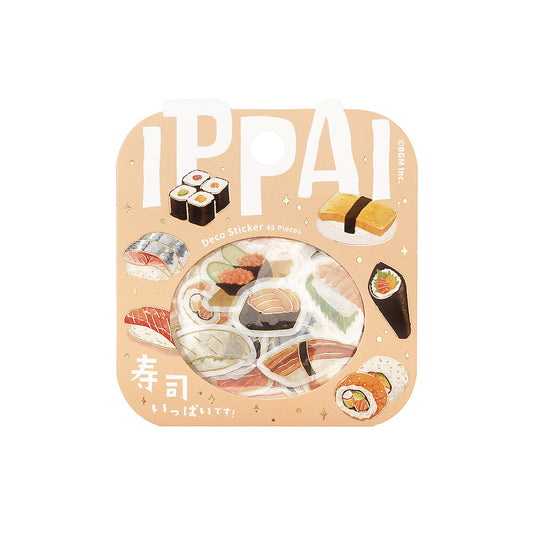 BGM Ippai Flake Stickers - Lots of Sushi!