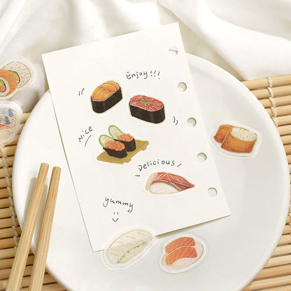 BGM Ippai Flake Stickers - Lots of Sushi!