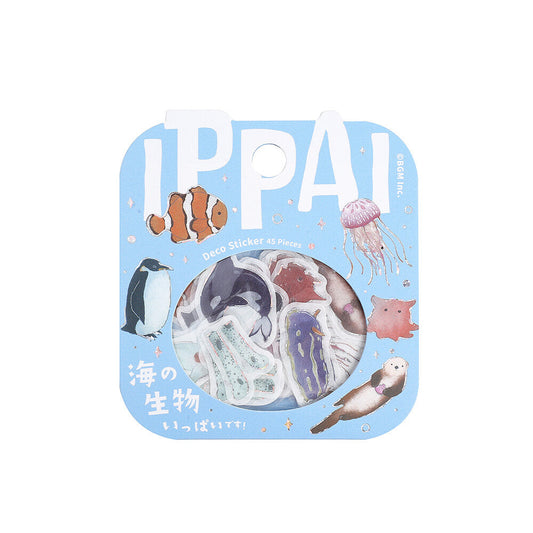 BGM Ippai Flake Stickers - Full of Sea Life!