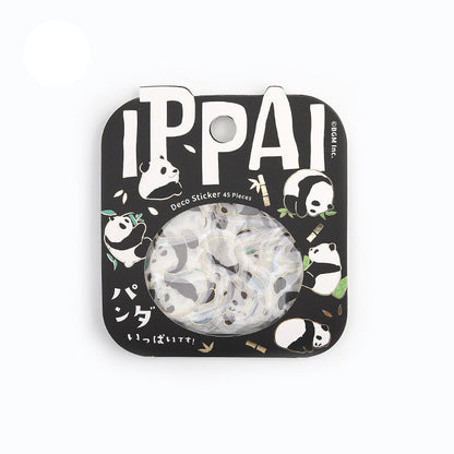 BGM Ippai Flake Stickers - Lots of Pandas!